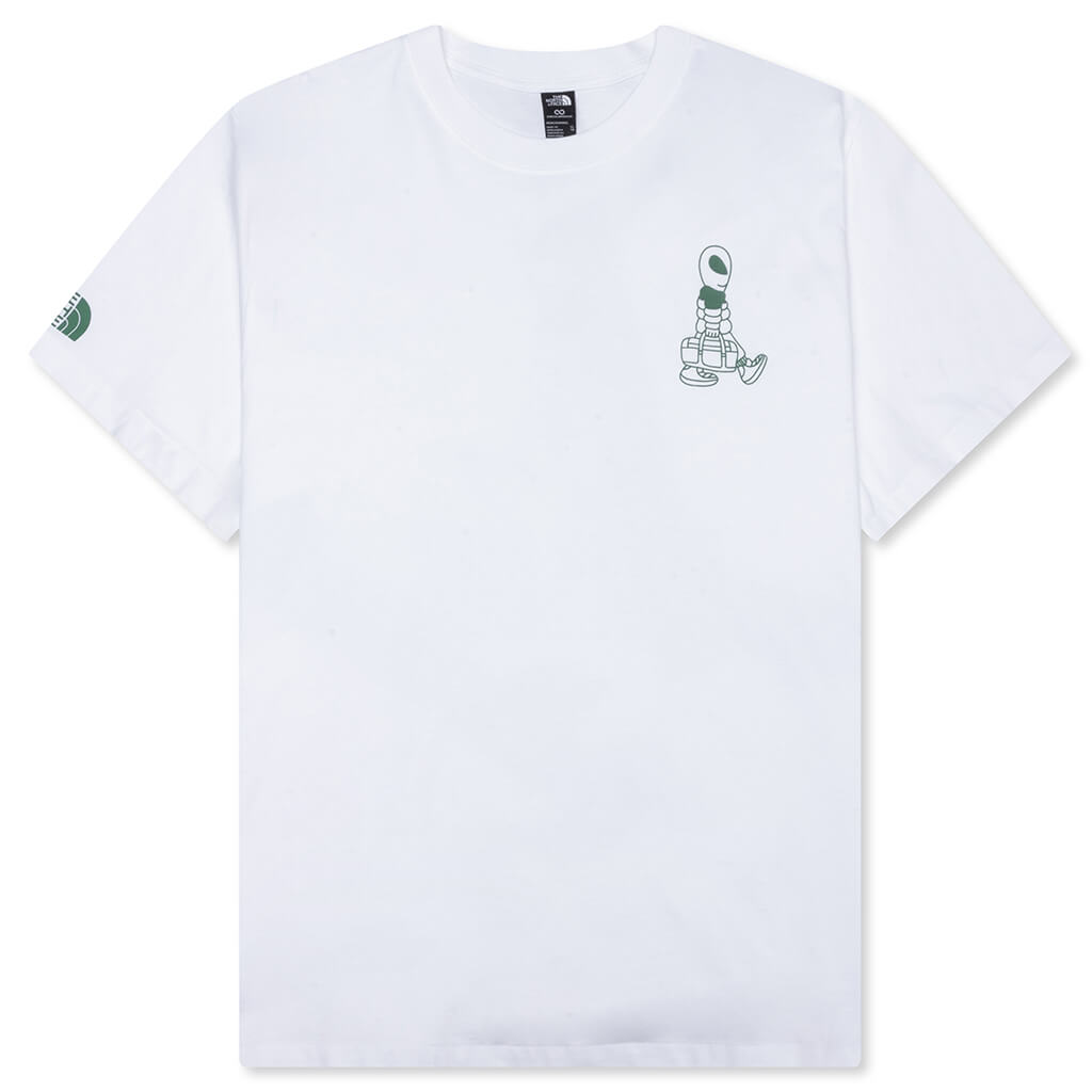 Alien Relaxed S/S Graphic Tee - White
