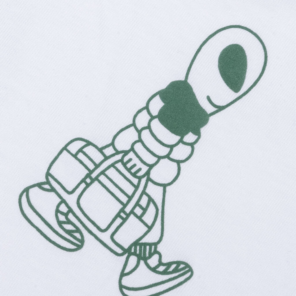 Alien Relaxed S/S Graphic Tee - White