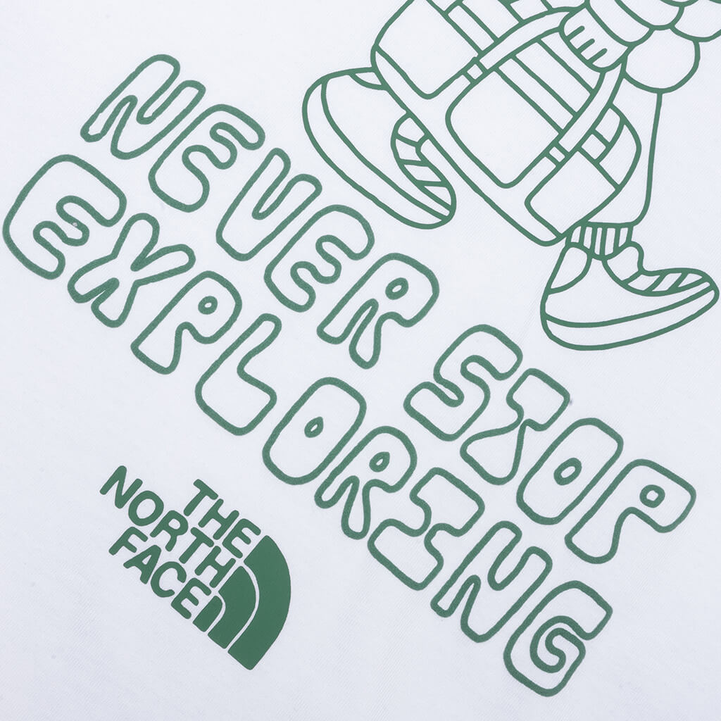 Alien Relaxed S/S Graphic Tee - White