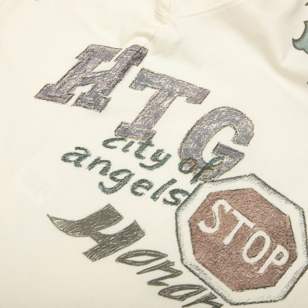 All Over Los Angeles Tee - Bone
