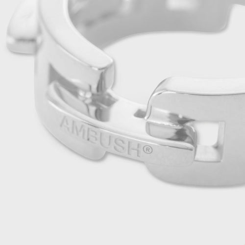 "A" Chain Ring - Silver