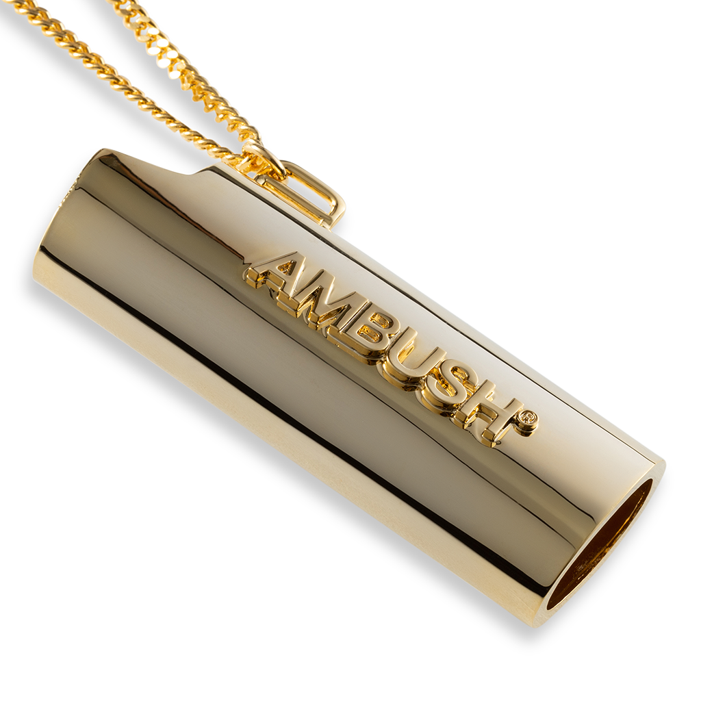 Logo Lighter Case Neck - Gold