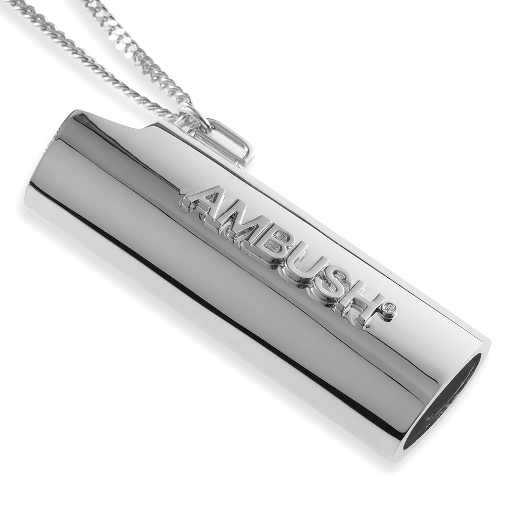 Logo Lighter Case Neck - Silver