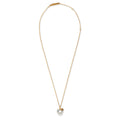 Apple Charm Necklace - Silver