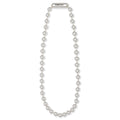 Ball Chain Short Necklace L - Silver