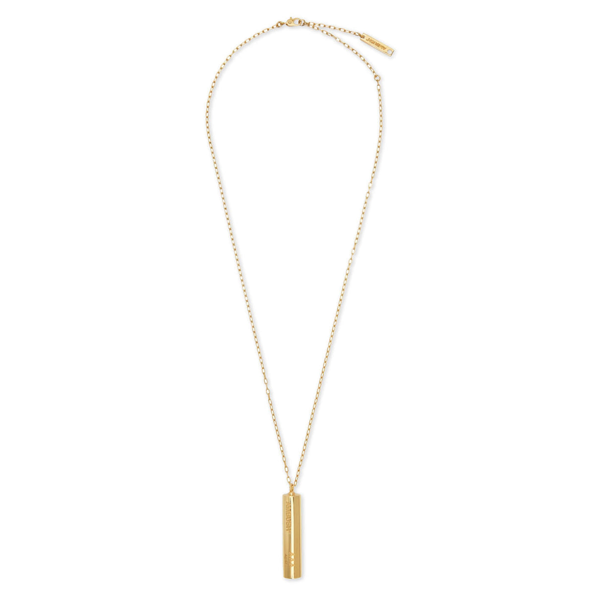 Battery Charm Necklace - Gold