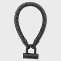 Bike Lock Leather Bracelet - Black/Black