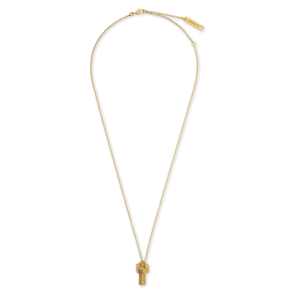 Bolt Charm Necklace - Gold