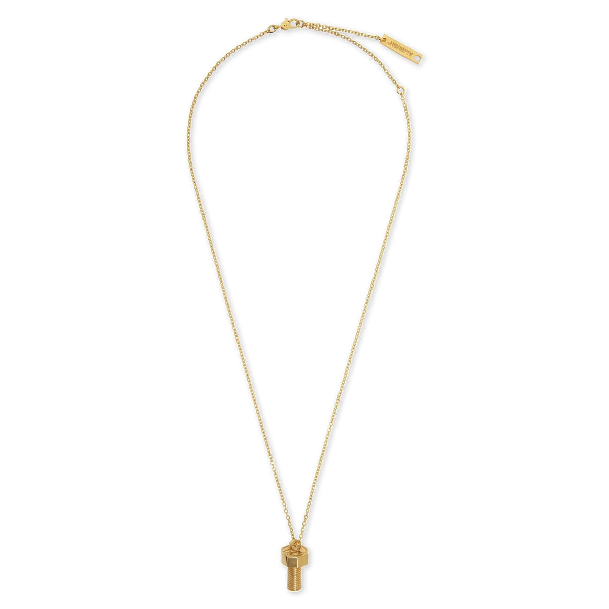 Bolt Charm Necklace - Gold