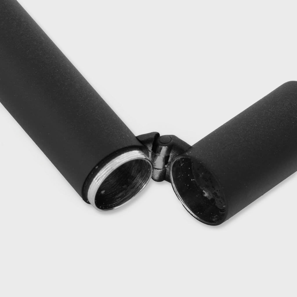 Cig Case Necklace - Black/Silver