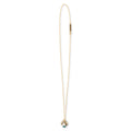 Color Mushroom Charm Necklace - Gold/Multi