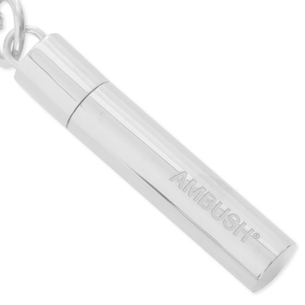KK Pill Case Necklace - Silver