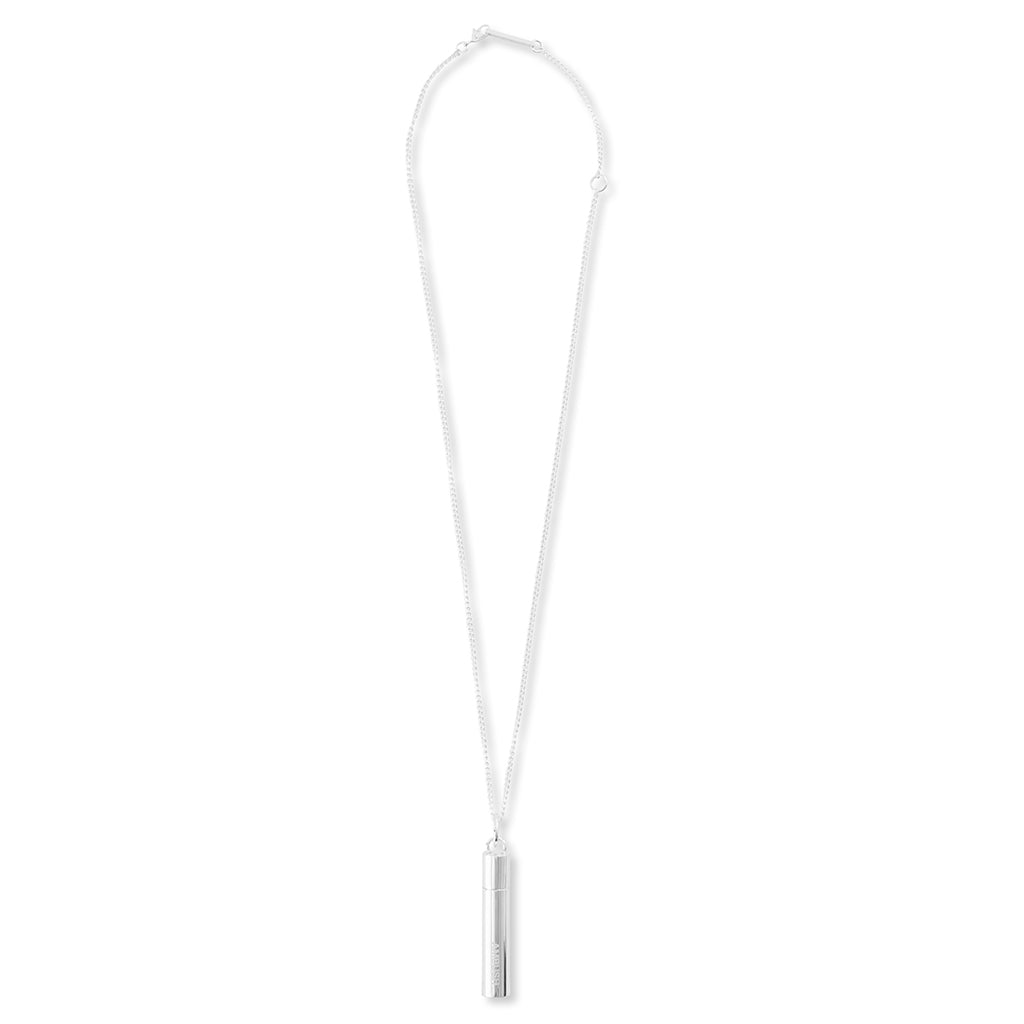 KK Pill Case Necklace - Silver
