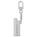 Logo Lighter Case Key Chain L - Silver