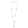 Mushroom Charm Necklace - Silver