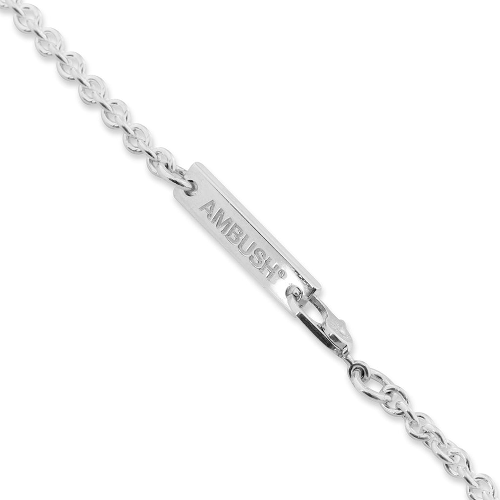 Mushroom Charm Necklace - Silver