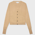 Oversized Logo Cardigan - Natural