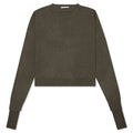 Oversized Logo Knit - Olivine