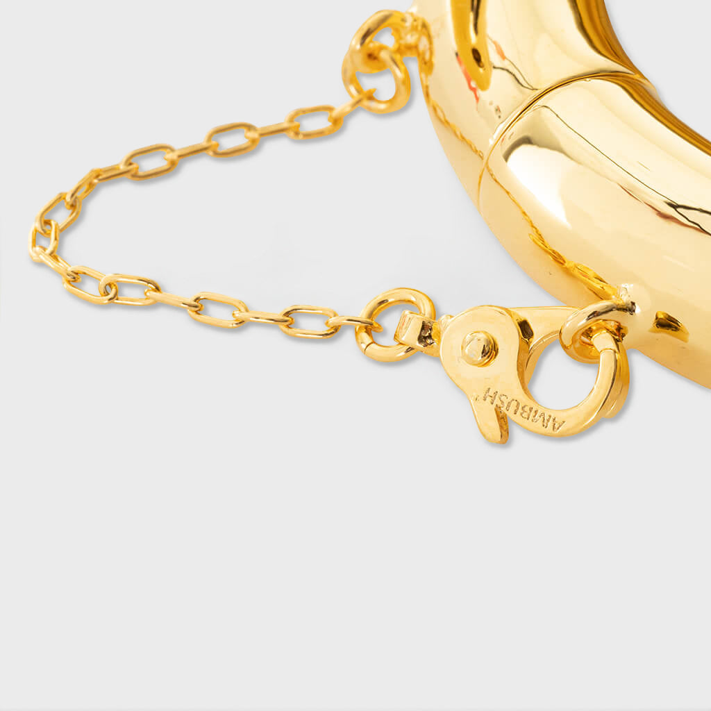 Pipe Bracelet Stone - Gold/Black