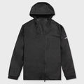 Rubber Coated Hoodie - Black