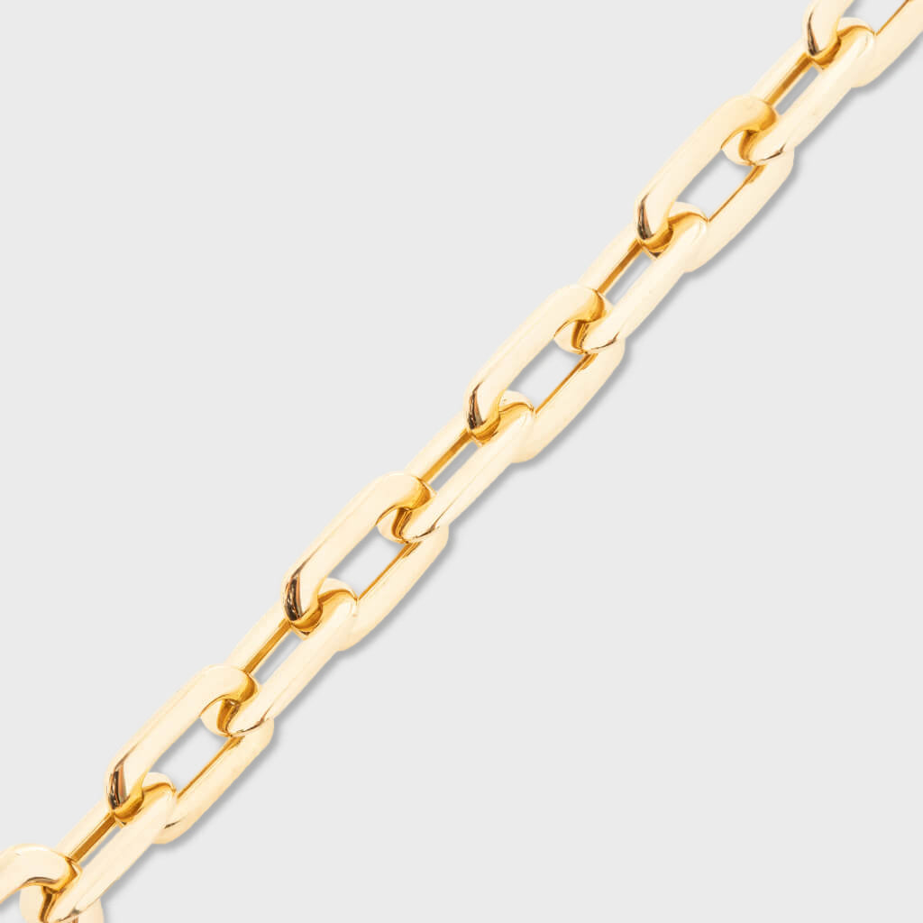 Small Padlock Chain Bracelet - Gold/Gold