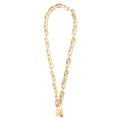 Small Padlock Chain Necklace - Gold/Gold