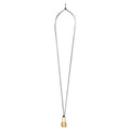 Small Padlock Necklace - Gold