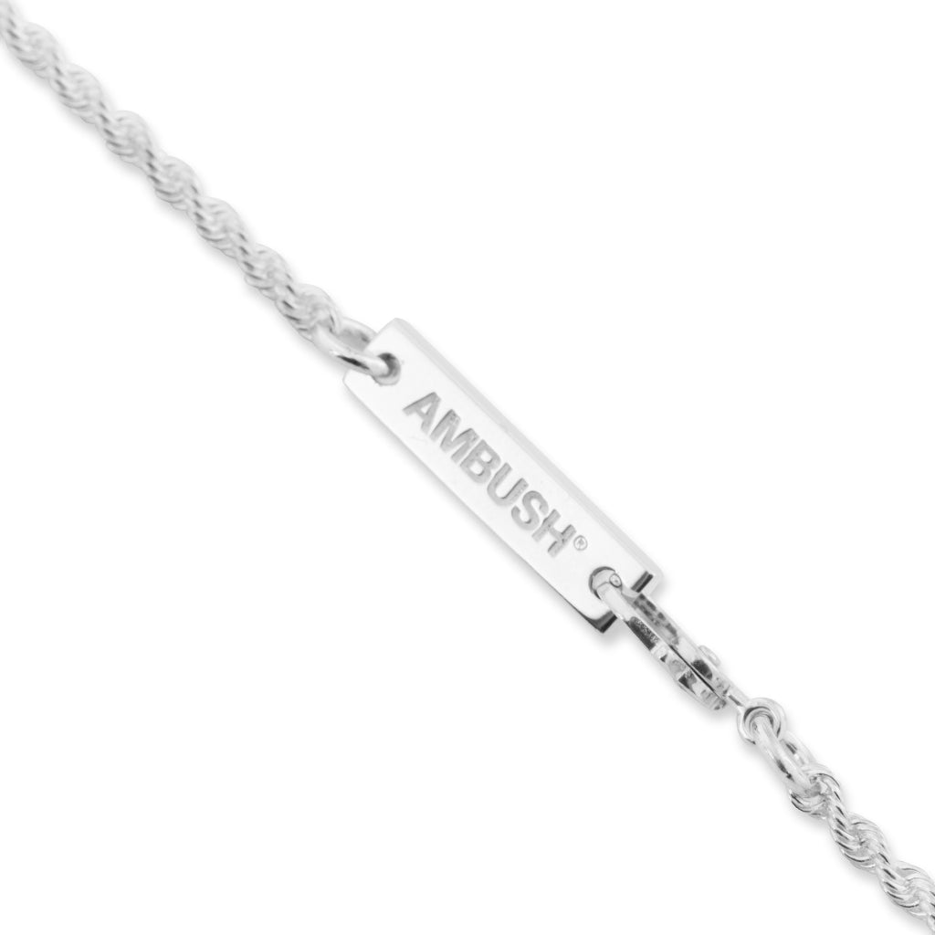 Strawberry Charm Necklace - Silver