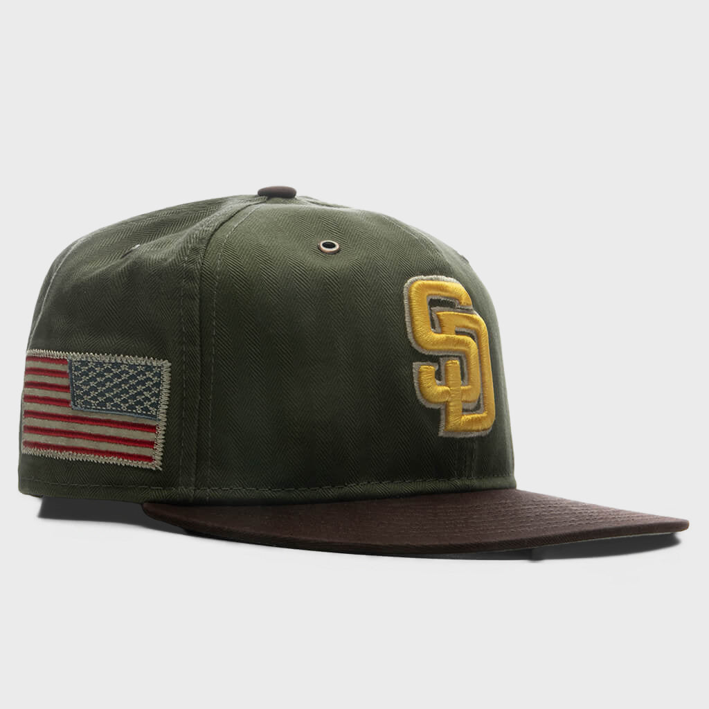 American Herringbone 59FIFTY Pre-Curved - San Diego Padres