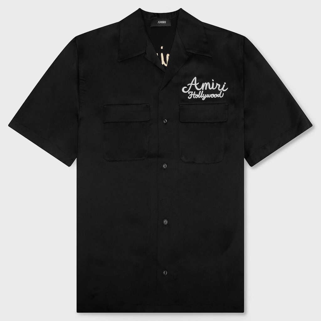 Amiri Dragon Camp Shirt - Black