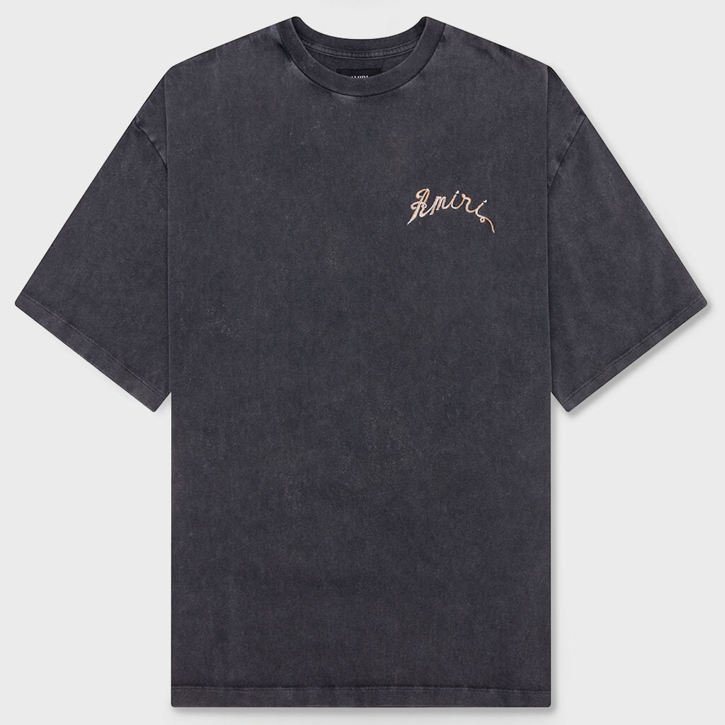 Amiri Dragon Oversized Tee - Black