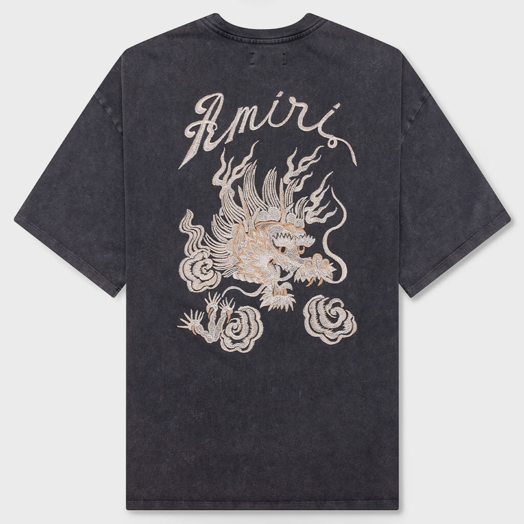 Amiri Dragon Oversized Tee - Black