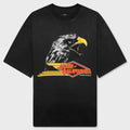 Amiri Eagle Oversized Tee - Black