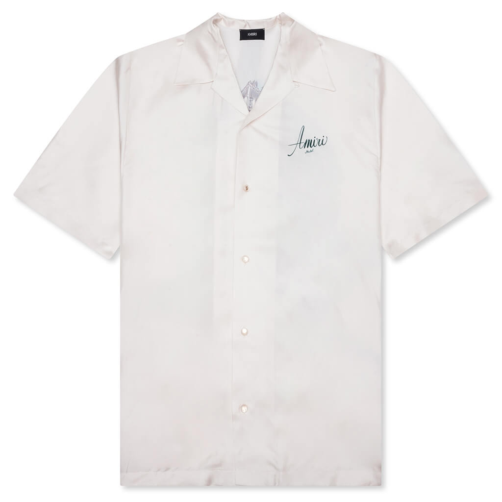 Amiri Hotel Bowling Shirt - Alabaster