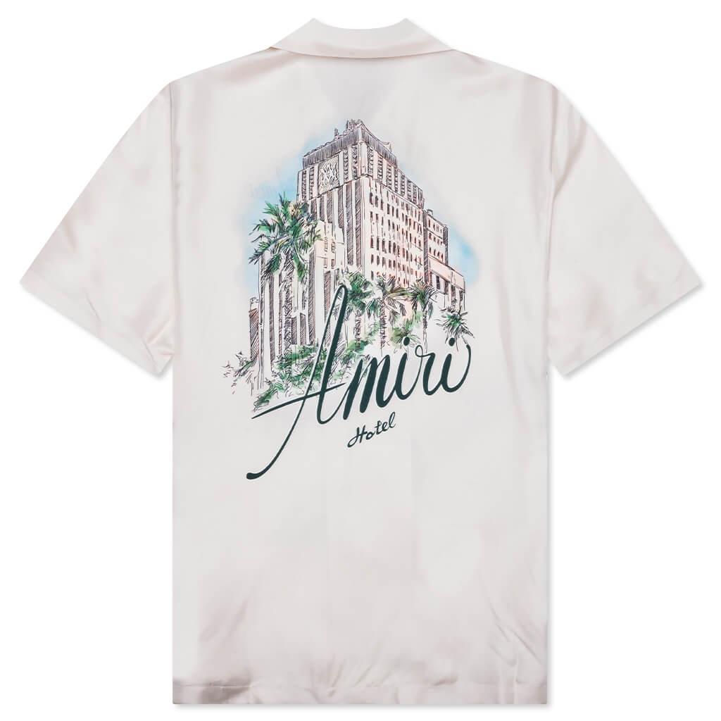 Amiri Hotel Bowling Shirt - Alabaster