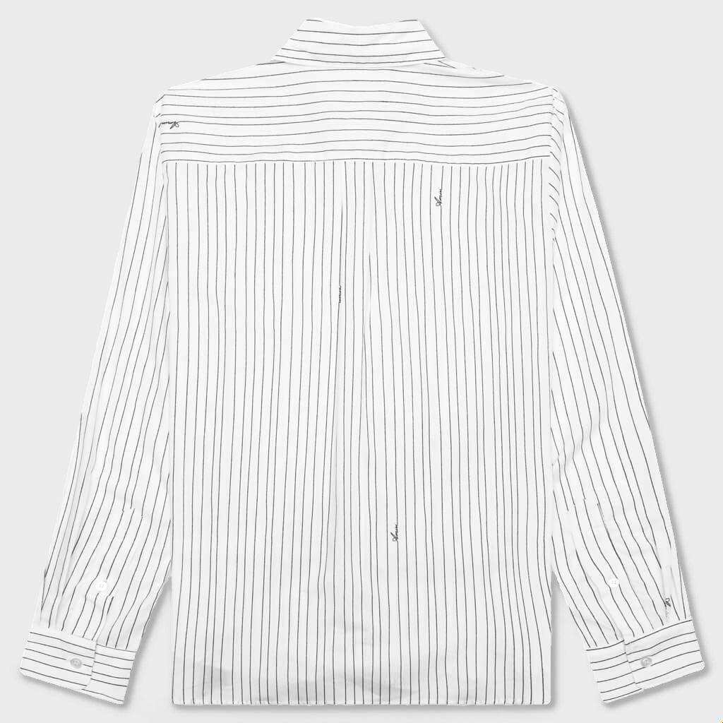 Amiri Script Poplin Shirt - White