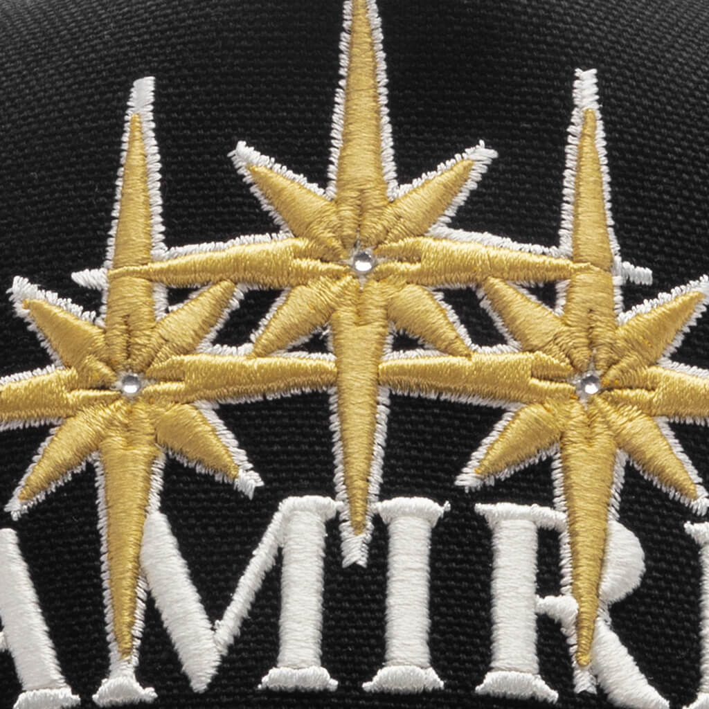 Amiri Starburst Canvas Hat - Black