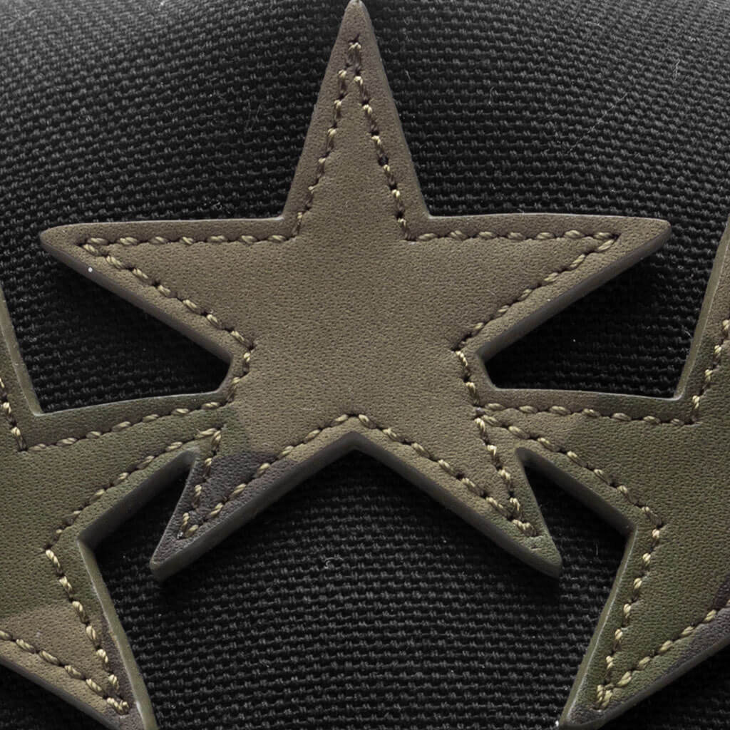 Three Star Trucker Hat - Black/Camo
