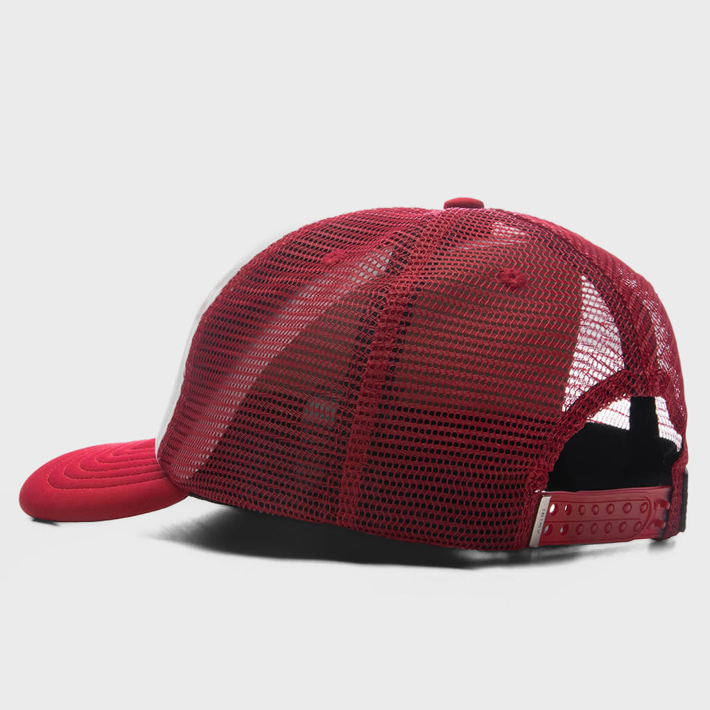 Amiri Eagle Trucker Hat - Red Rose