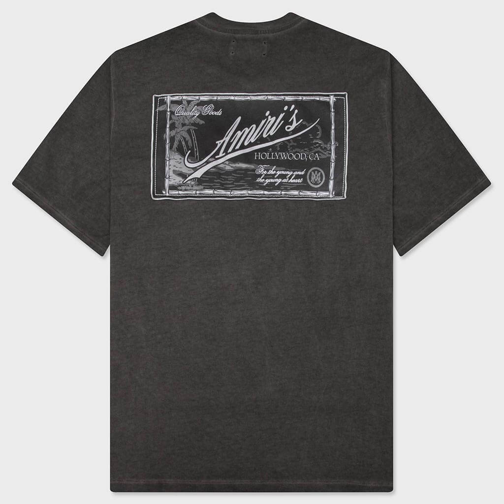 Amiri Quality Goods Label Tee - Black