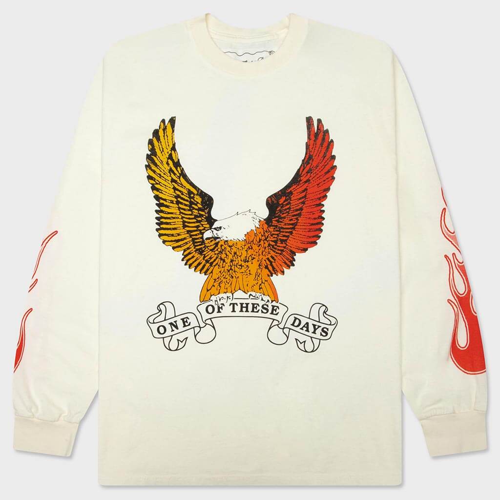 An American Original L/S T-Shirt - Bone