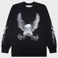 An American Original L/S T-Shirt - Washed Black