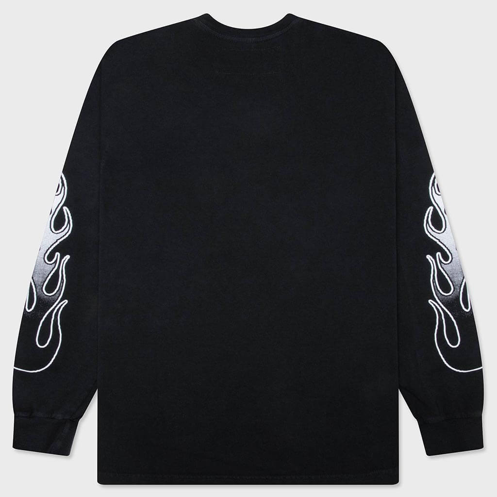 An American Original L/S T-Shirt - Washed Black