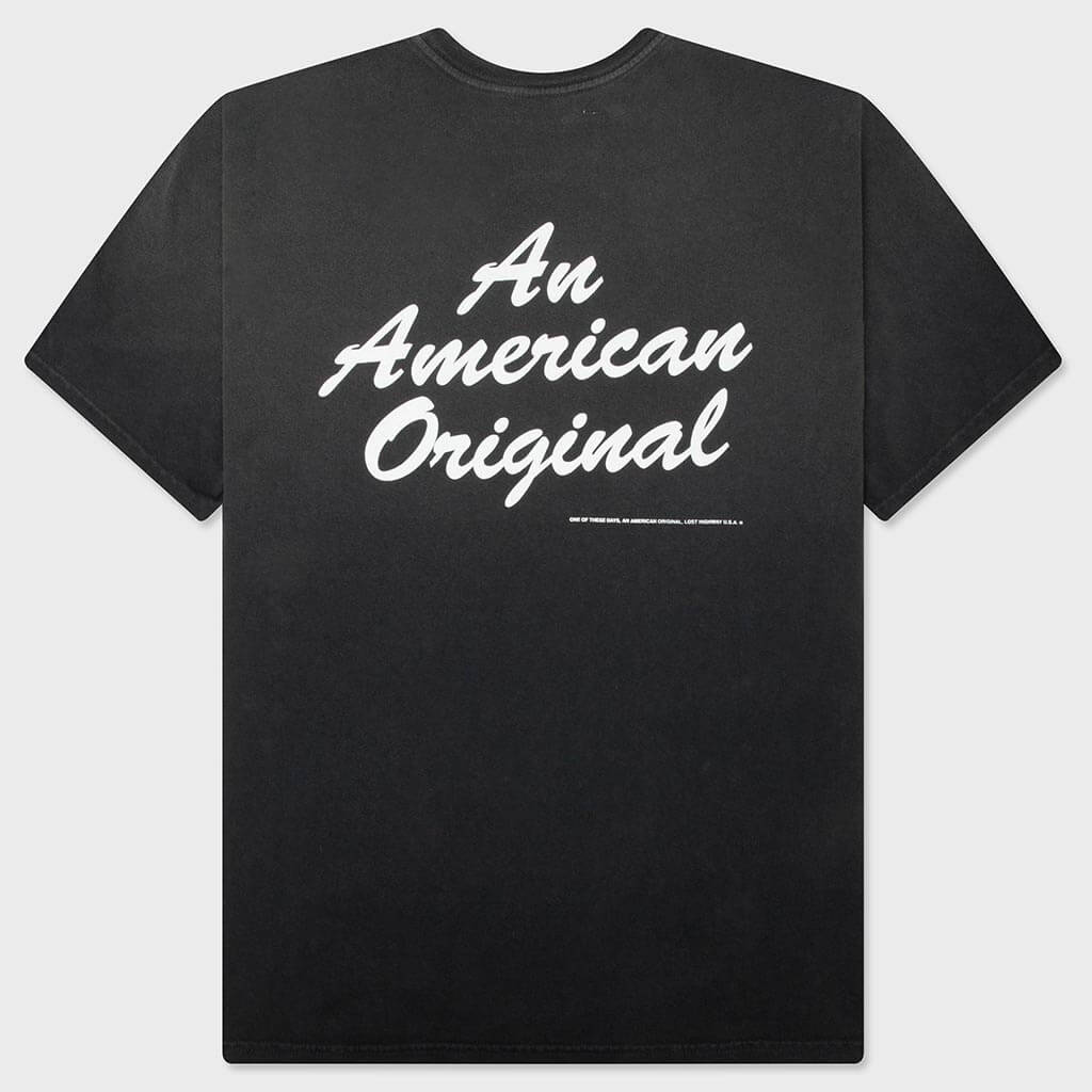 An American Original T-Shirt - Sun Faded Black