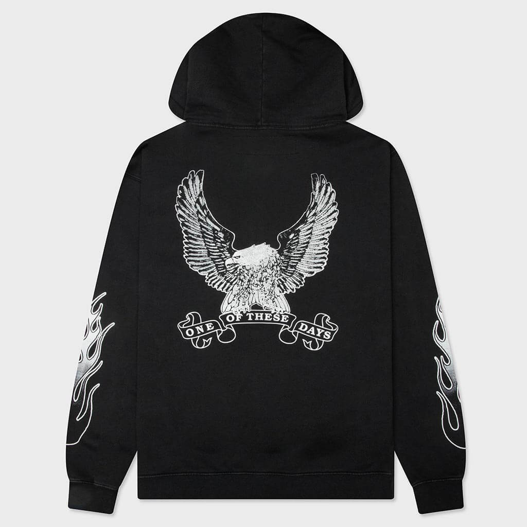 An American Original Zip Hoodie - Sun Faded Black