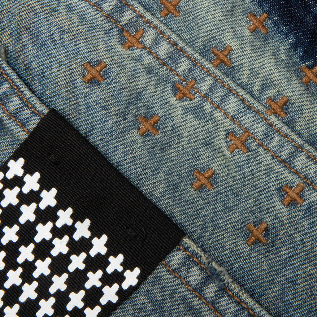 Anti K Denim Short - Portland Blue