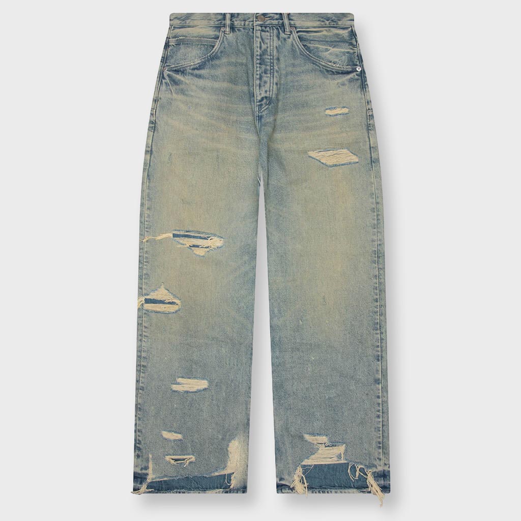 Antique Destroyed Tinted - Light Indigo