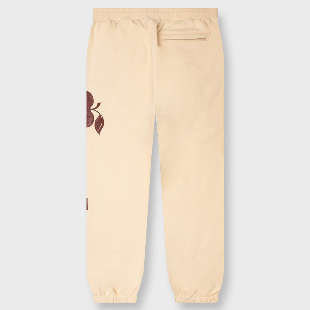 Apple Logo Sweatpant - Beige