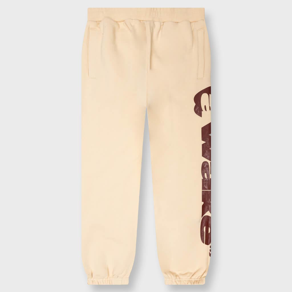 Apple Logo Sweatpant - Beige