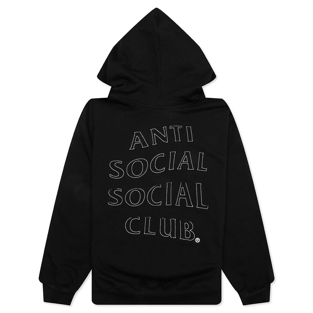 Applique Mind Games Hoodie - Black